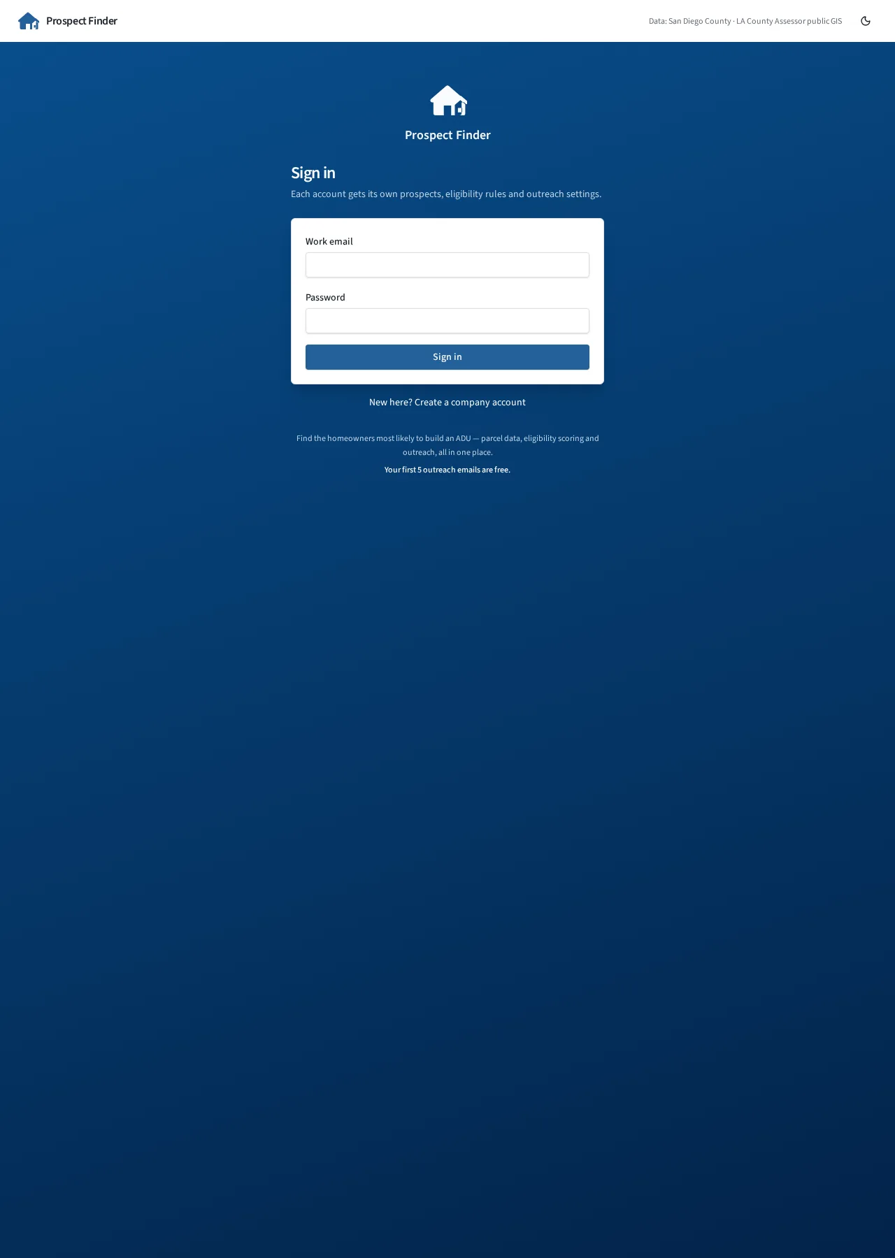 ADU Prospect Finder screenshot 1